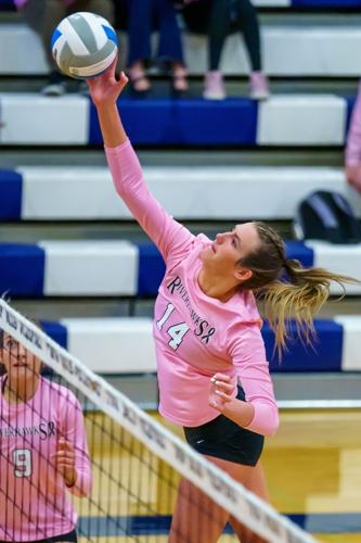 Canyon Ridge volleyball Ava Martin vs Twin Falls