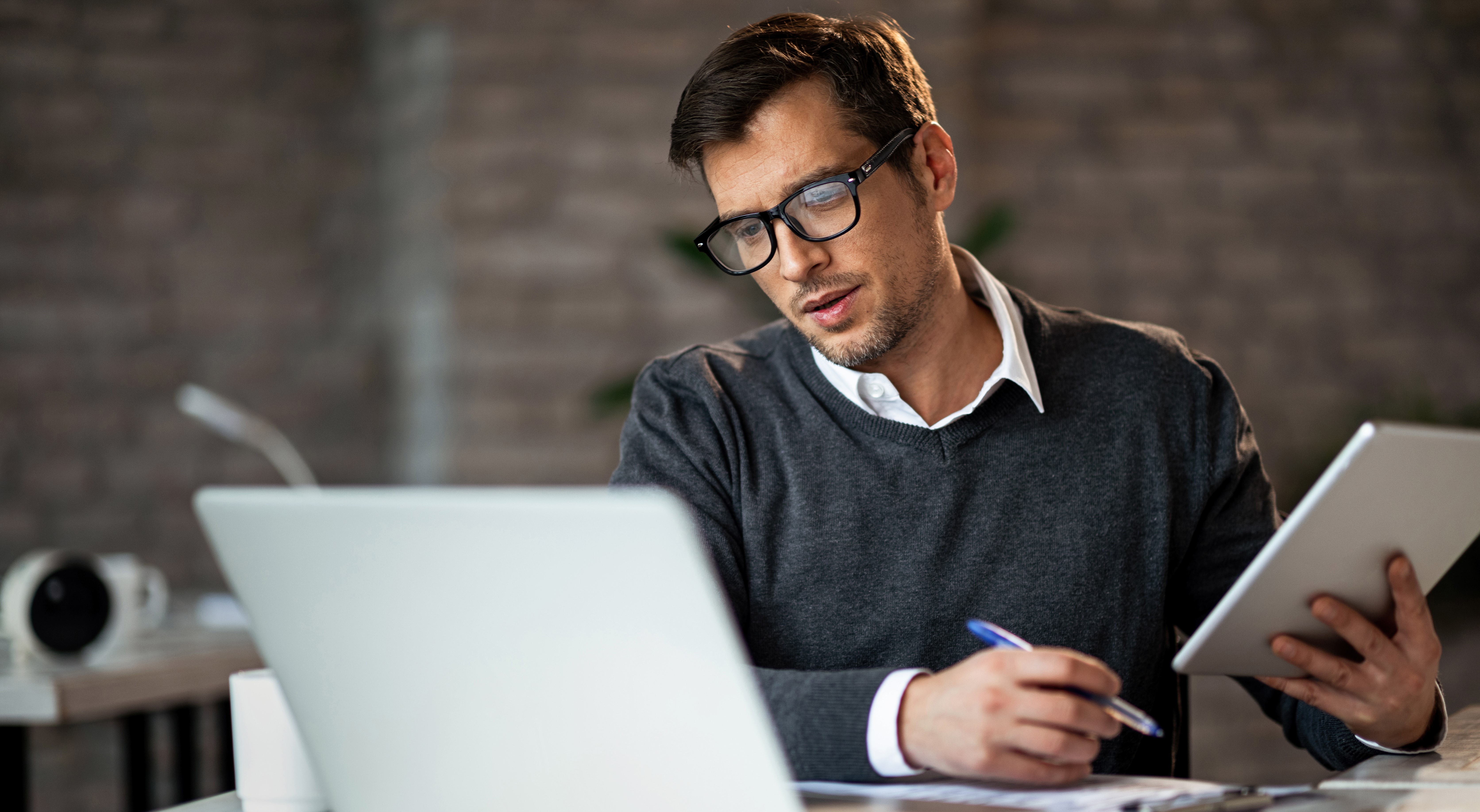 Man With Laptop